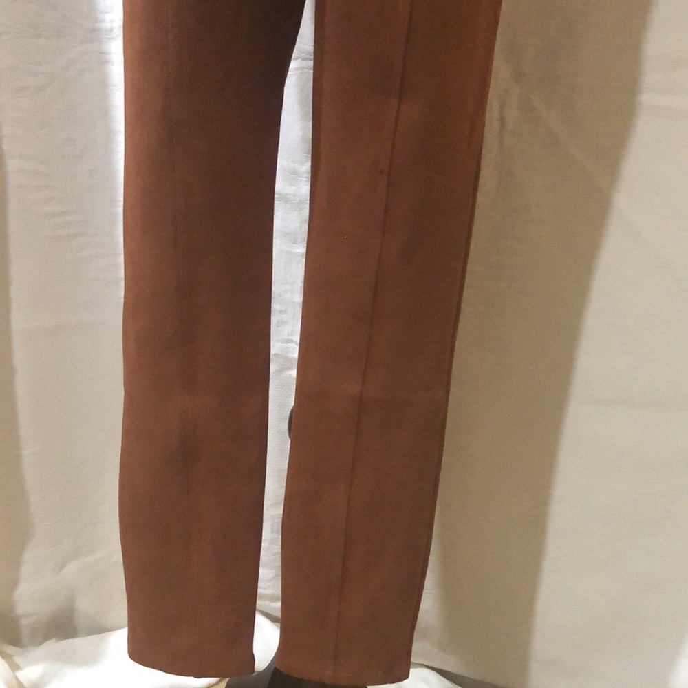 Anthropologie suede like leggings, size 29